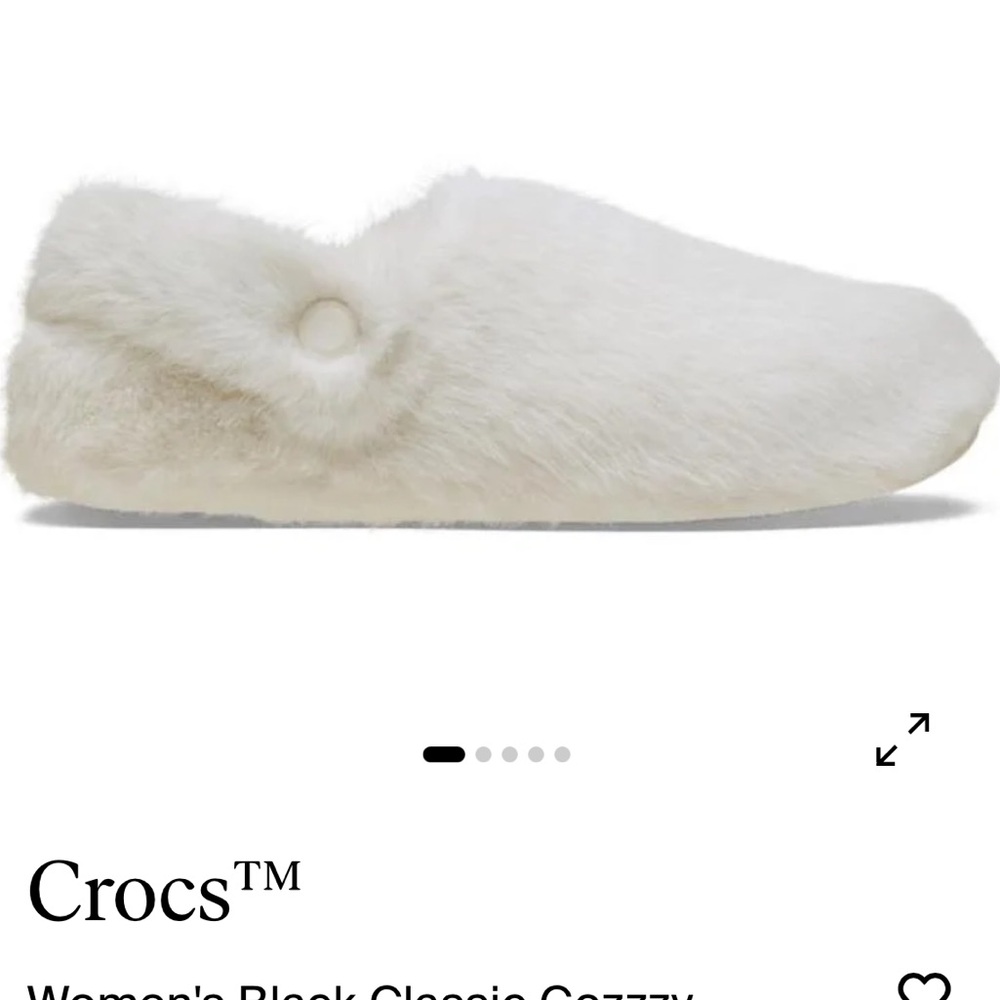 NWT Crocs Classic Cozzzy Luxe Slippers- W 11, M 9